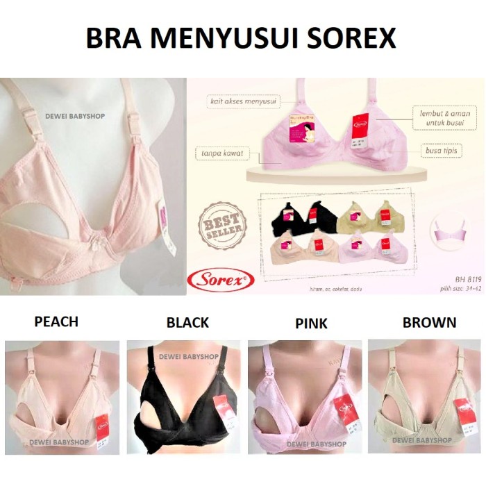 Vd6102 Bra Menyusui Sorex - Size 34 C504