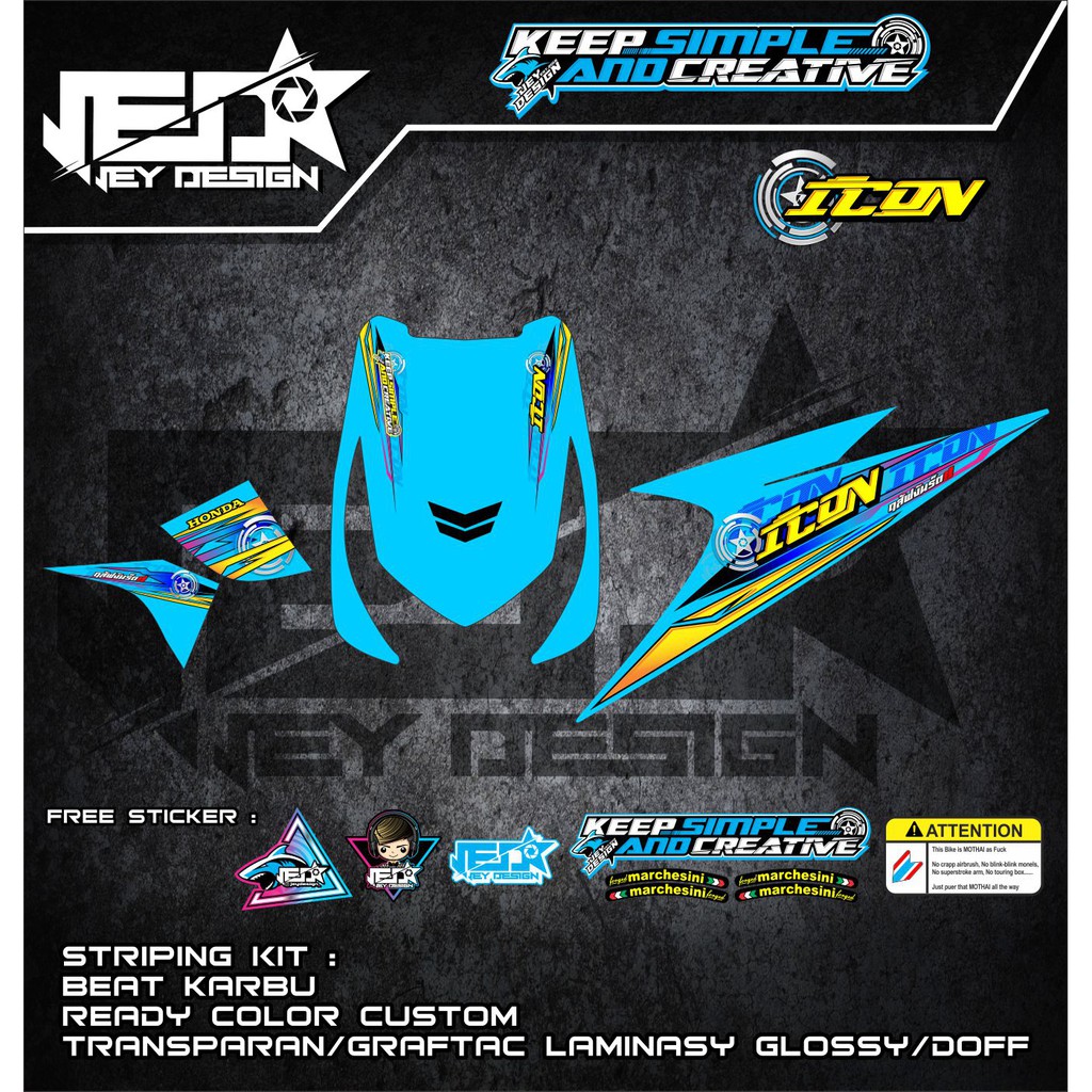 STRIPING BEAT KARBU ICON SIMPLE