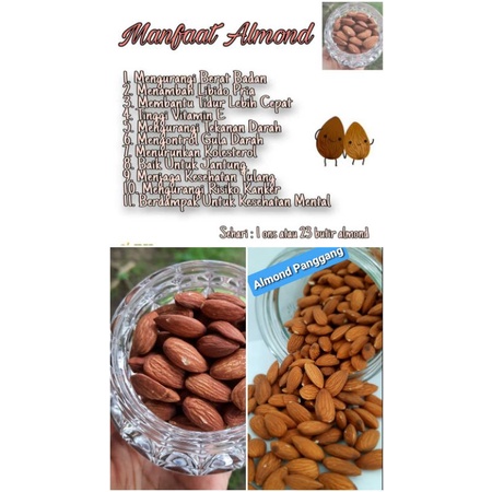 

Kacang Almond dan Mede