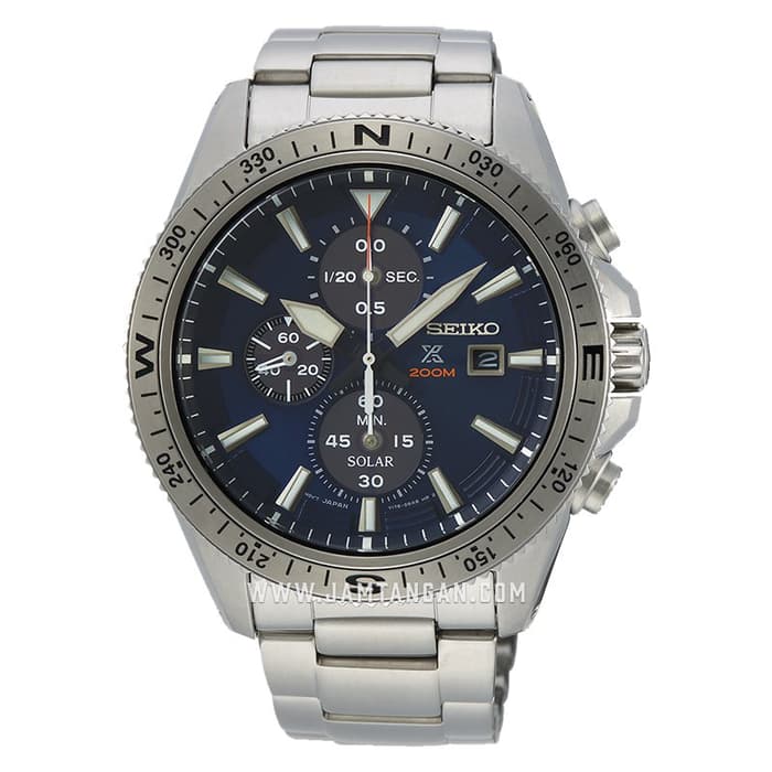 Seiko Prospex Land SSC703P1 Chronograph Solar 200M Water Resistance