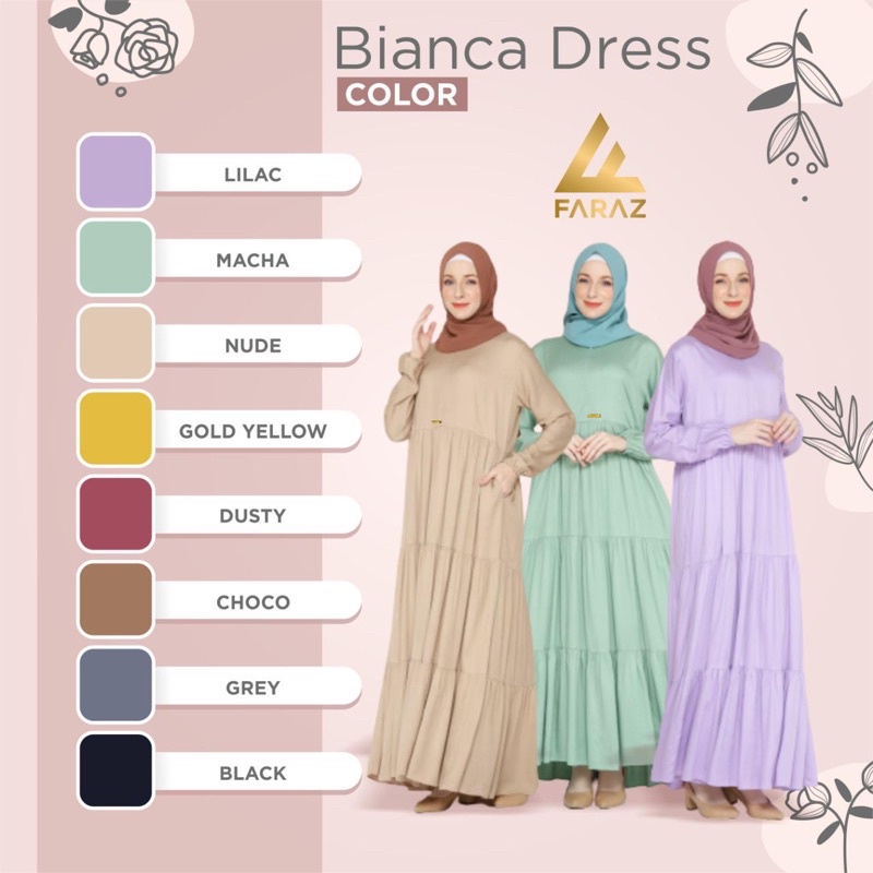 BIANCA DRESS ORI RAYON TWILL BERLABEL