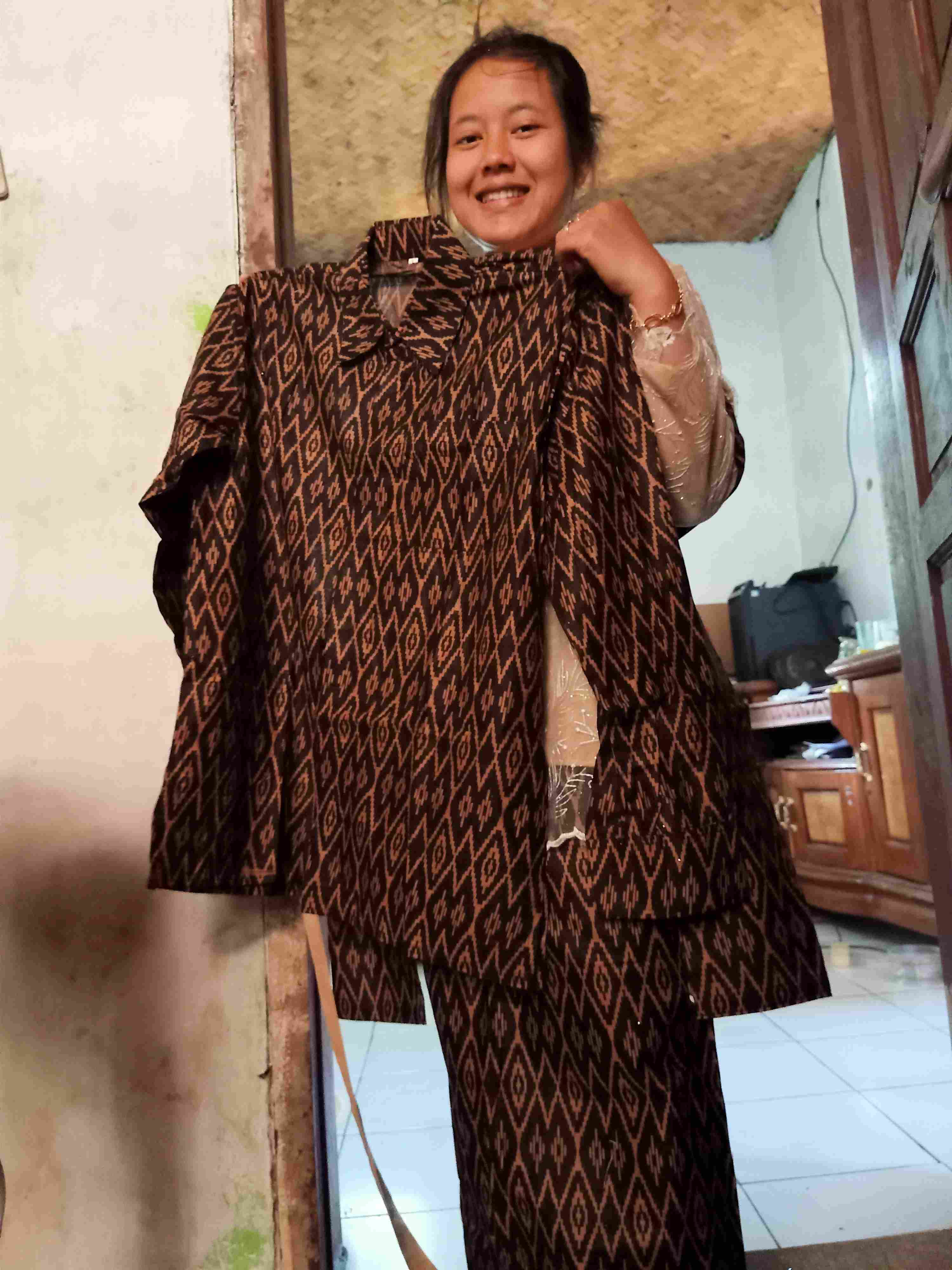 Maura Couple - Sania Ruffle Batik Couple Ori Ndoro Jowi Dnt Garansi Termurah Shopee - Tunik Tali