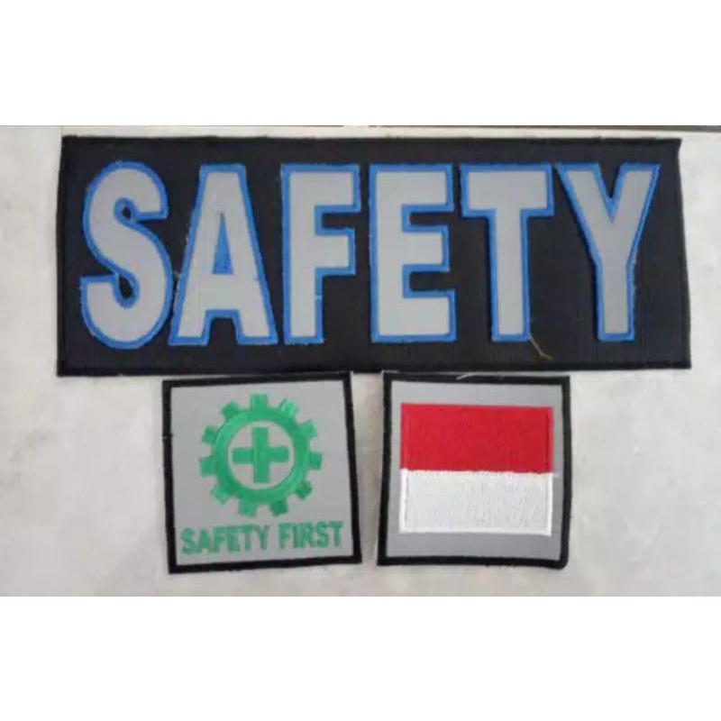 logo bordir k3,logo safety,atribut safety ,bordir timbul