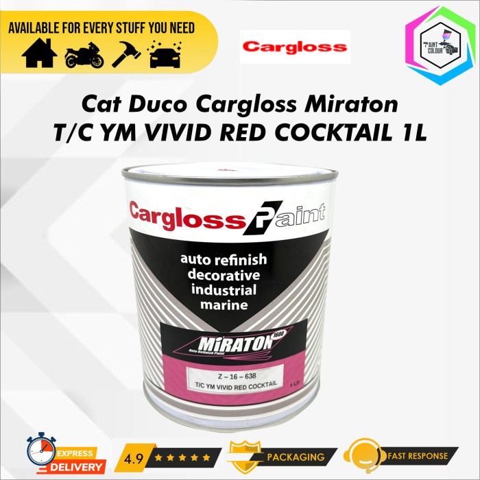 Cat Duco Cargloss Miraton TC YM VIVID RED COCKTAIL 1L