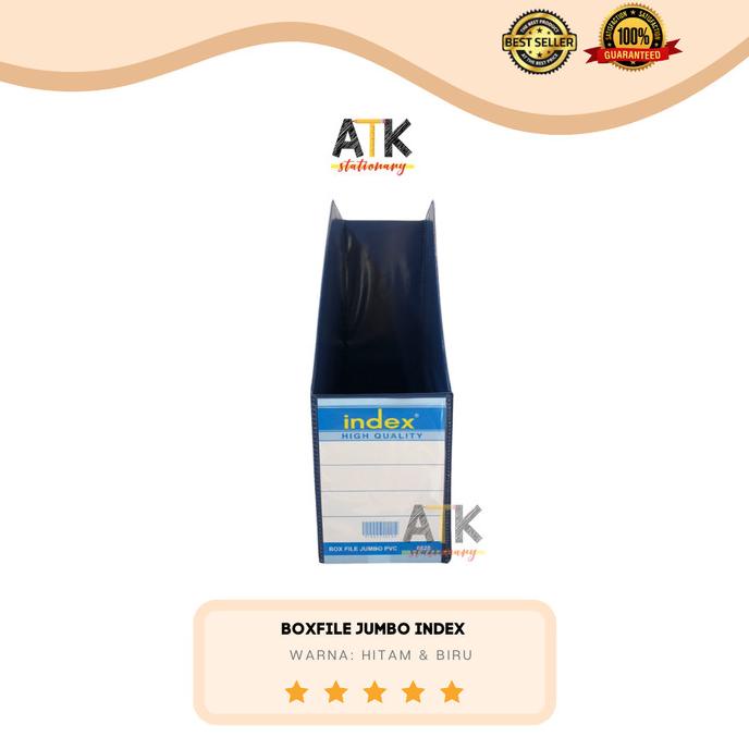 

BISA BAYAR DITEMPAT Boxfile Index Jumbo Folio PVC 8828 Biru/Hitam atk PROMO SPECIAL Kode 1387