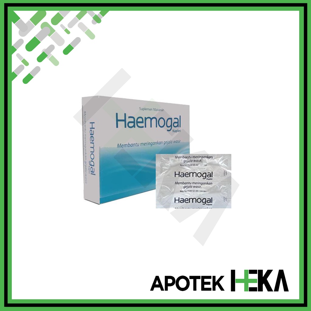 Haemogal Kaplet Box isi 3x4 Tablet - Meringankan Gejala Wasir Ambeien (SEMARANG)