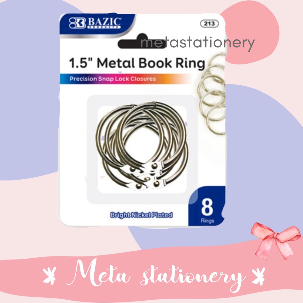 

Ring Buku / Metal Ring Book 1.5 inch Bazic