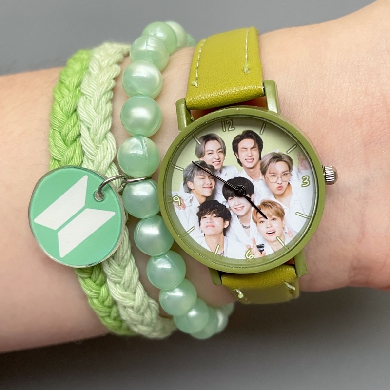 Jam Tangan BTS OT7 full member Bts festa edition / Gelang BTS