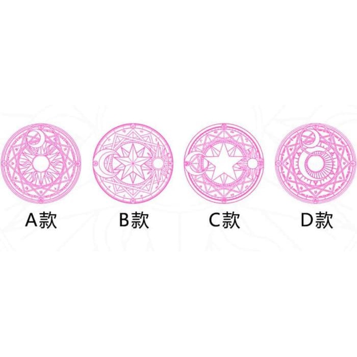 Sealing Wax Stamp with Wood Handle - Sun and Moon Magic Pattern