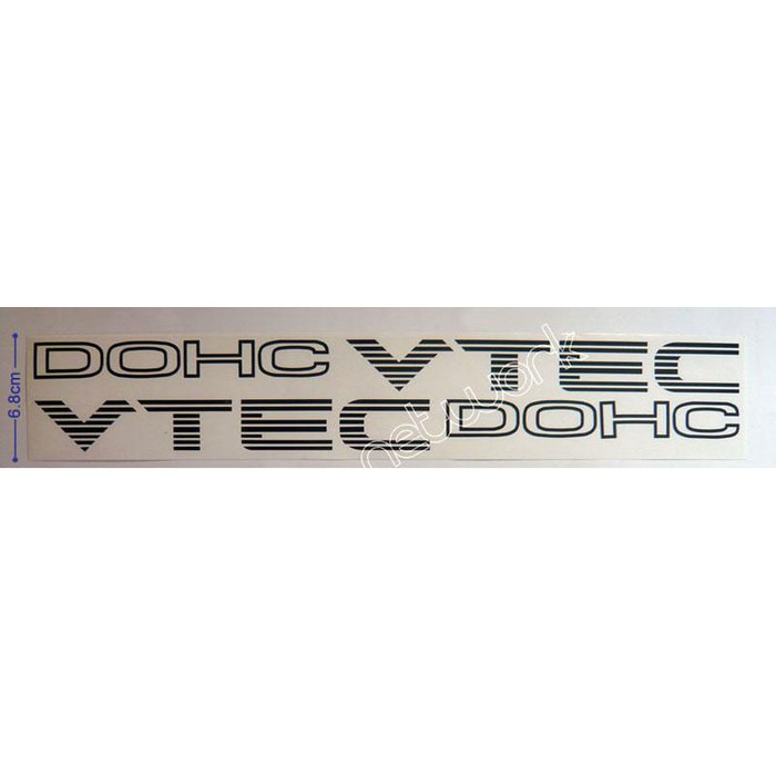 Sticker "DOHC VTEC" Honda Civic