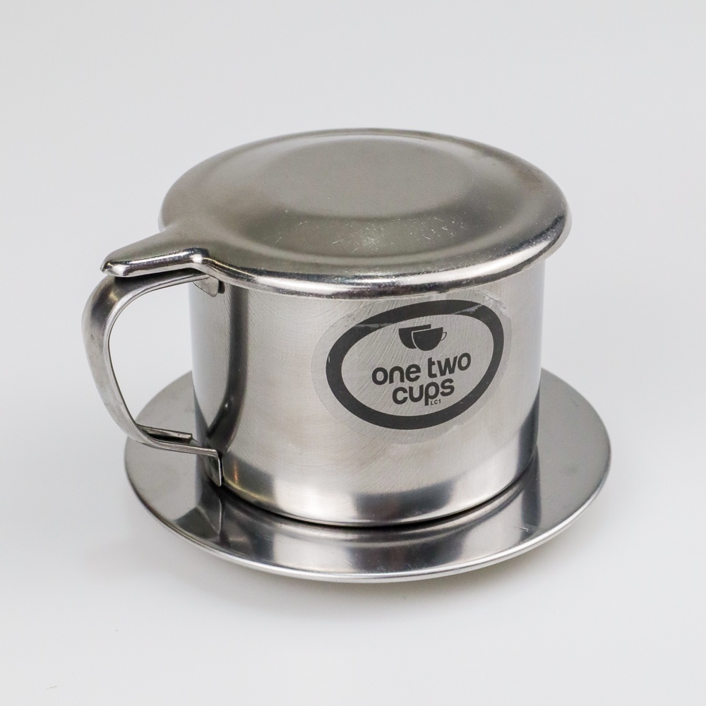 Filter Saring Kopi Vietnam Coffee Drip Pot Stainless Steel 100ml 8 Quai 9.5x6.5cm