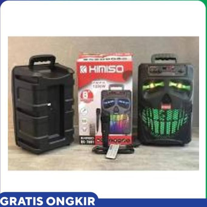 PROMO  Baru KIMISO Mic Karaoke Speaker - QS-7801 Free Bluetooth Speaker Bluet