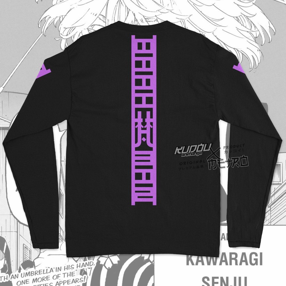 Longsleeve Brahman Gang Black  Kawaragi Senju  Anime Manga Tokyo Revengers Premium Unisex