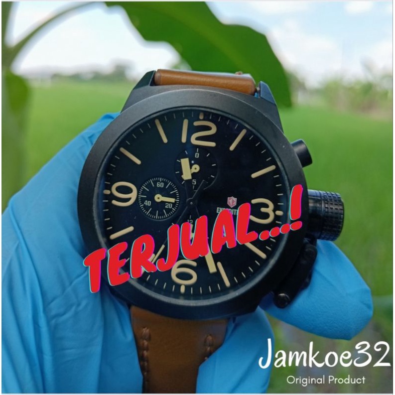 Jam Tangan Arloji Pria Expedition Type E6339M Bekas Tali Kulit Cowok  Seken Scond Murah Mewah Keren 