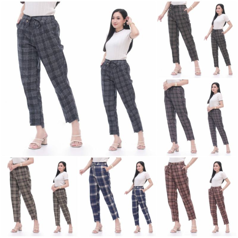 CELANA WANITA BAGGY PANT KATUN RAMI / CELANA PANJANG WANITA