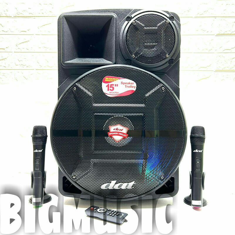 Speaker Portable Wireless Dat DT 153 Original Bluetooth 15 inch