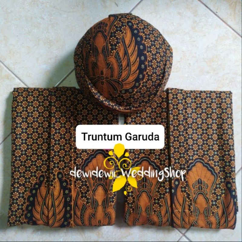 Baju Prewedding / Baju Adat Jawa, Motif Bordir - truntum garuda (MSTR)