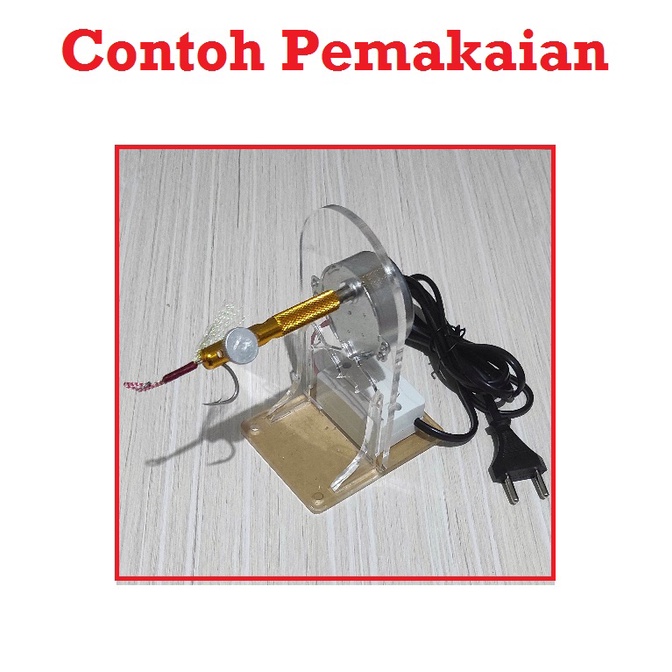 [HAEBOT] Dinamo Gear Gearbox Motor AC 220v TYC 30 36 RPM High Torsi 4W 4 Kg Power Besar CW CCW As Shaft 7 MM Synchronous Sinkronis Rotary Swing Torque Kipas Angin