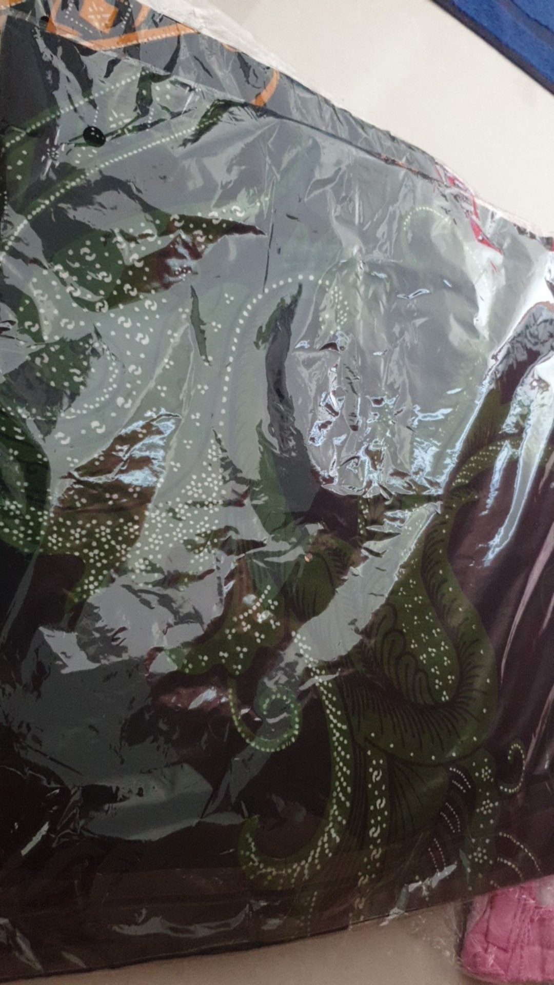 Best Seller~kemeja Batik Bunga Lung Baju Pria Lengan Pendek Terlaris