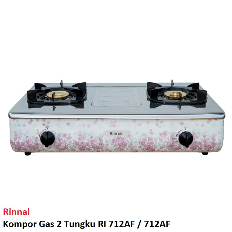 Rinnai Kompor Gas 2 Tungku RI 712AF / 712AF