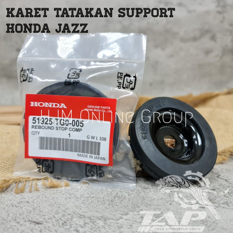 KARET TATAKAN SUPPORT SHOCK BREAKER DEPAN ATAS HONDA JAZZ