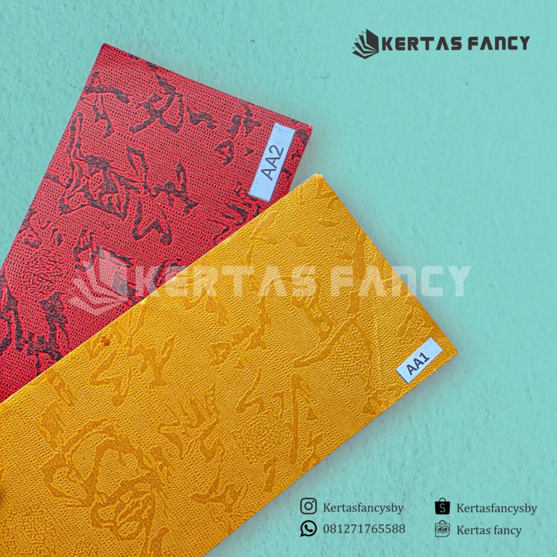 

Fancy Paper Motif KODE AA1 - AA2 Kertas Cover box / Cover Seserahan / Cover Hantaran / Undangan