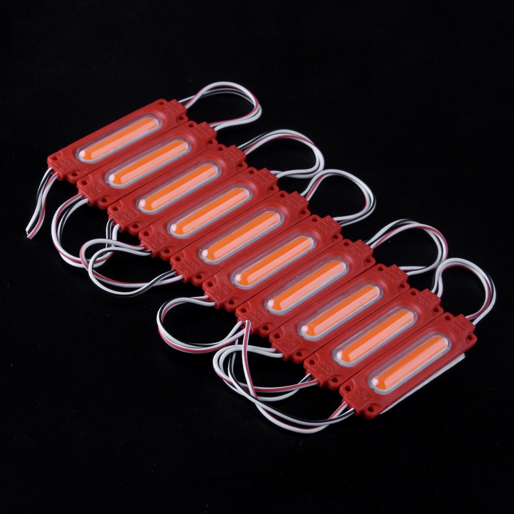 10PCS LAMPU LED MODUL STRIP COB 12VOLT DAN 24VOLT WATERPROOF VARIASI KOLONG MOBIL MOTOR SUPER TERANG