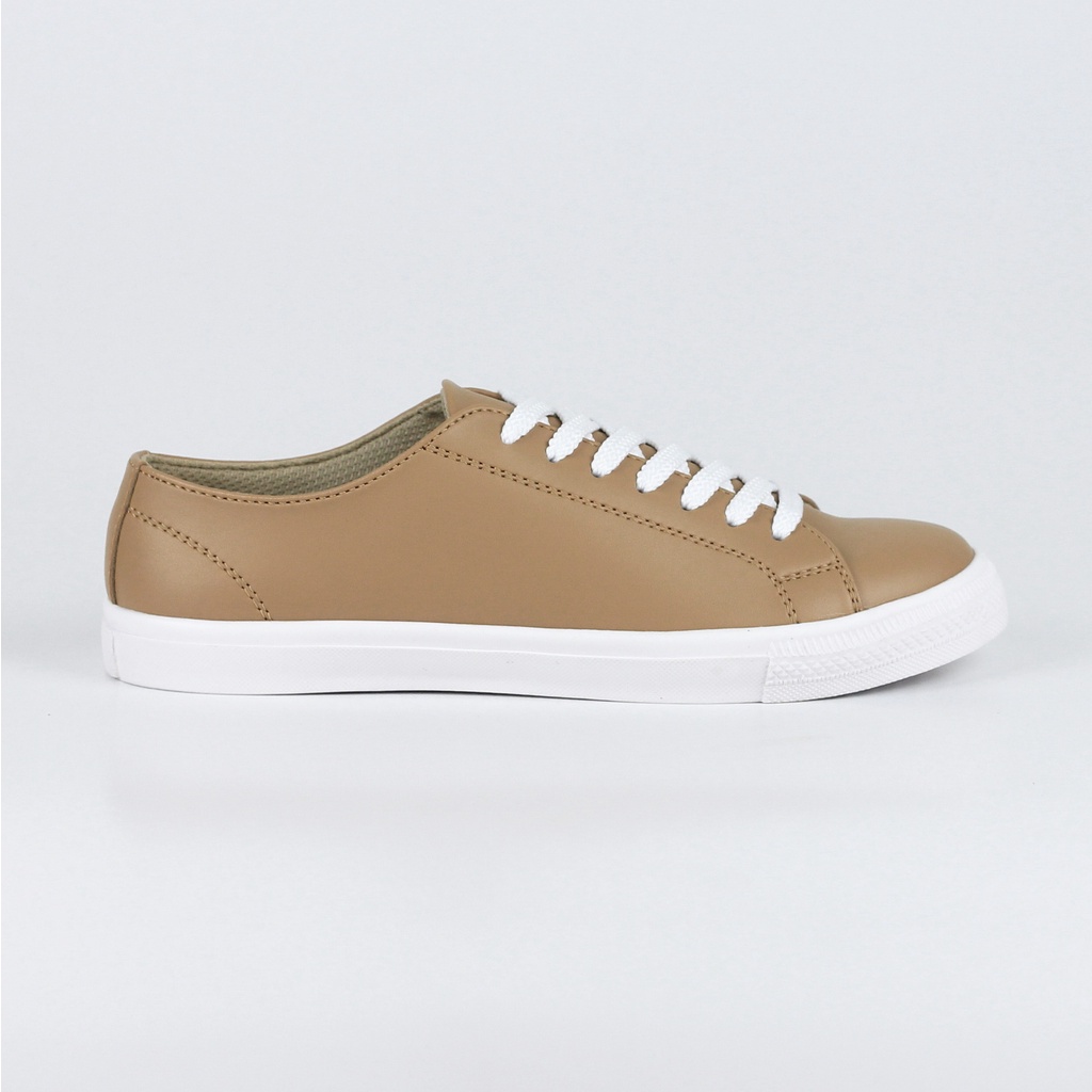 ELVRA - Sepatu Sneakers Sepatu Wanita Kasual Casual - LUNA Mocca White