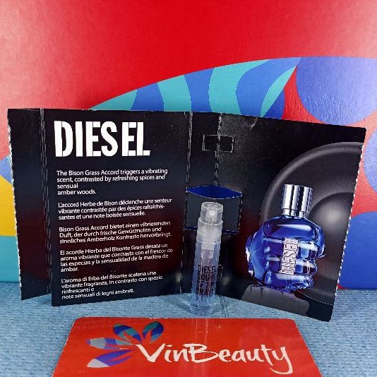 Vial Parfum OriginaL Die sel Sound of The Brave EDT 1.2 ml For Men Murah