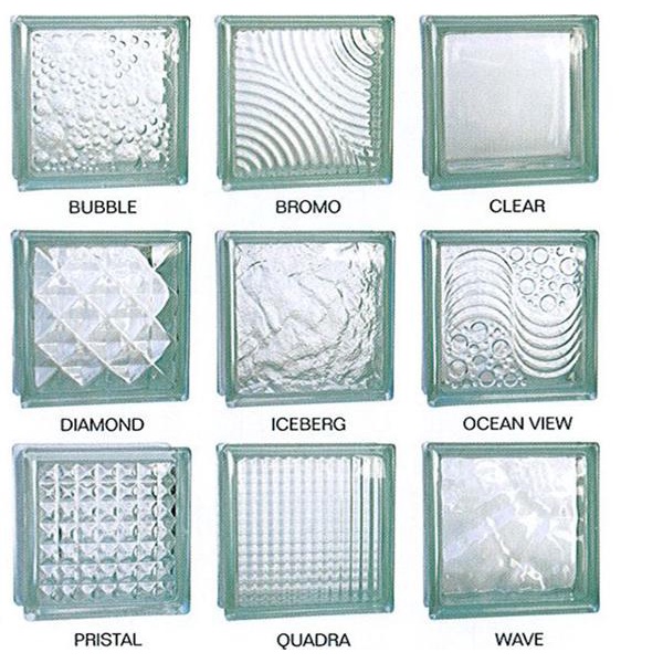 TERBARU - GLASSBLOCK MULIA / Glass block MOTIF / Glassblock Mulia Ukuran 20 x 20 cm