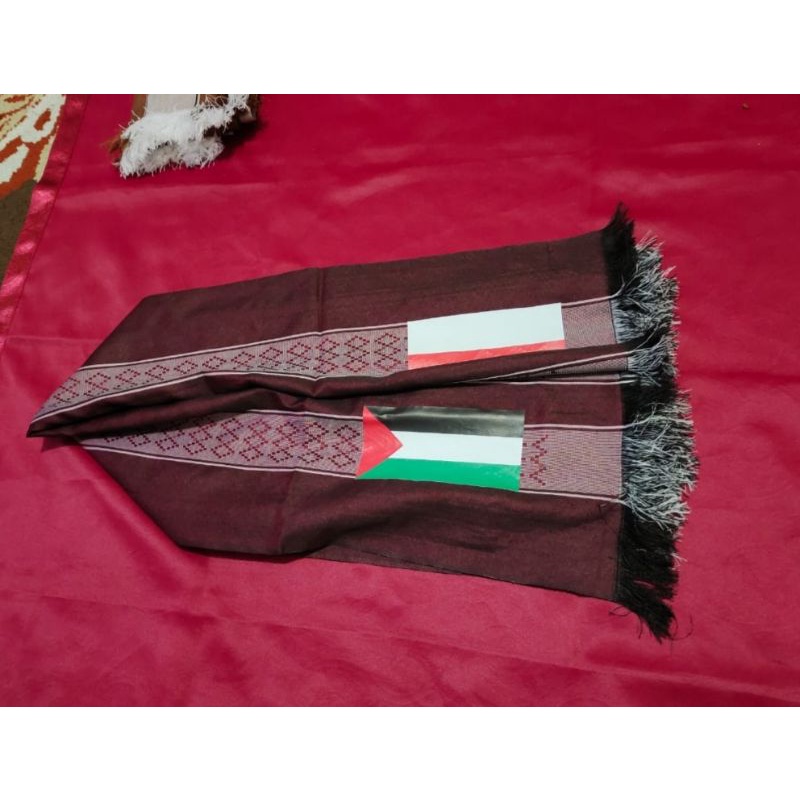 SORBAN MOTIF PALESTINA II INDONESIA MOTIF DAN WARNA RANDOM