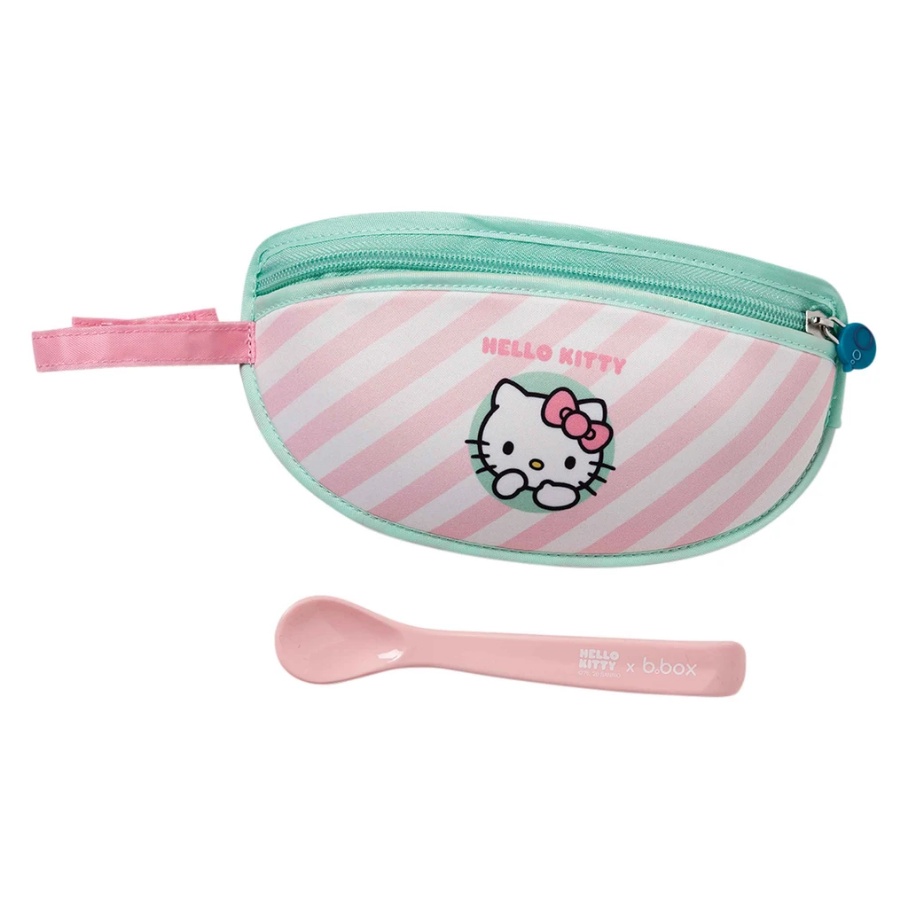 B. Box - Hello Kitty Travel Bib + Flexible Spoon