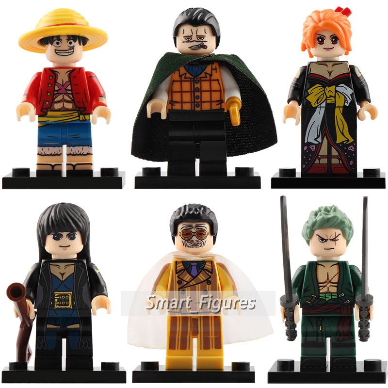 D. Monkey D.. Boneka Monyet Action Figure Mini Karakter Anime One Piece Nami Zoro Nico Robin Sir Crocodile Borsalino Manga XP036-041