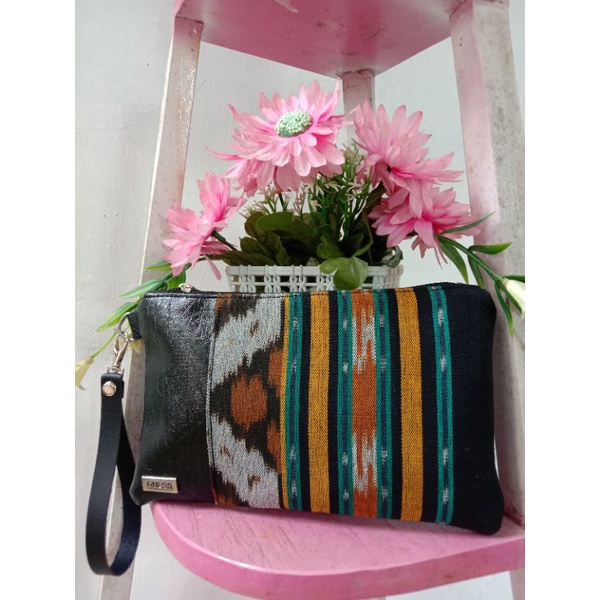 GROSIR Clutch ethnic TENUN TROSO/clutch TENUN TROSO/dompet Troso JEPARA/dompet Troso 21x13cm