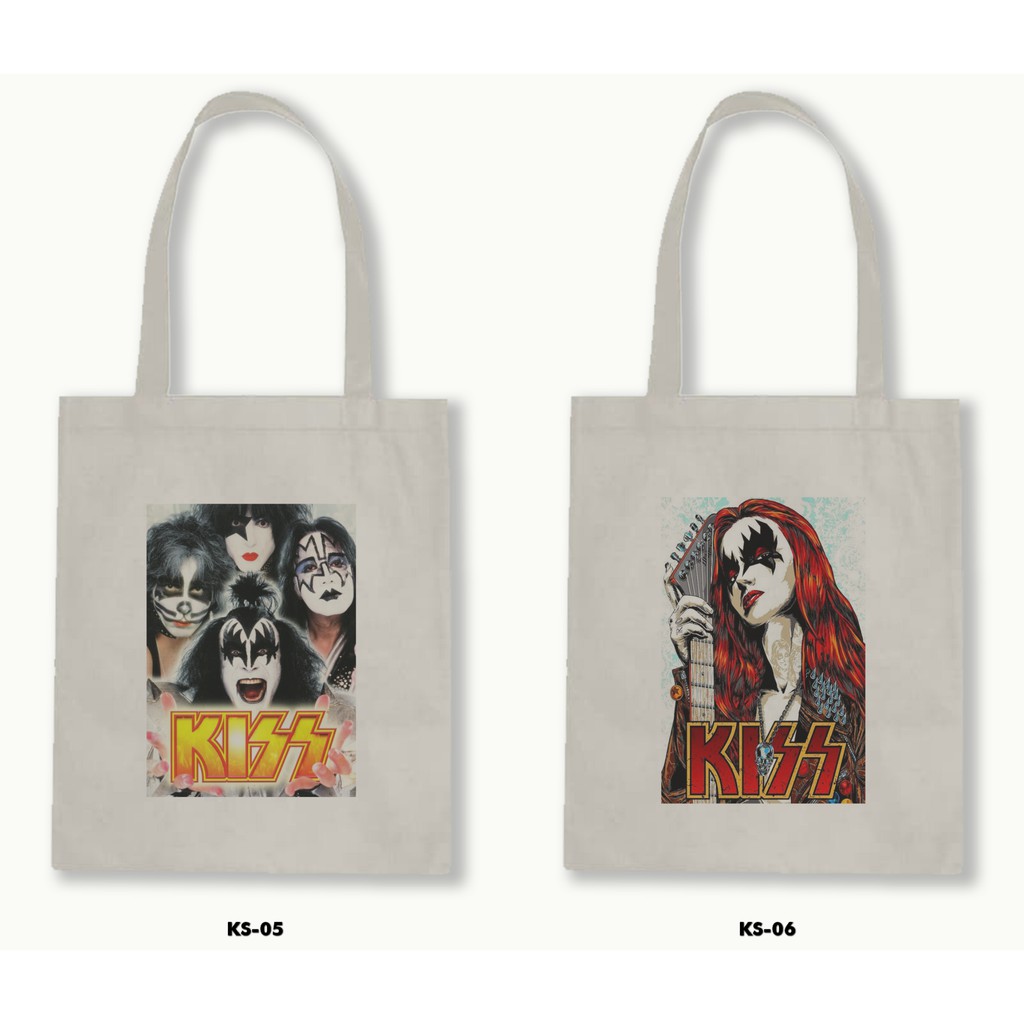 TOTE BAG BLACU - KISS