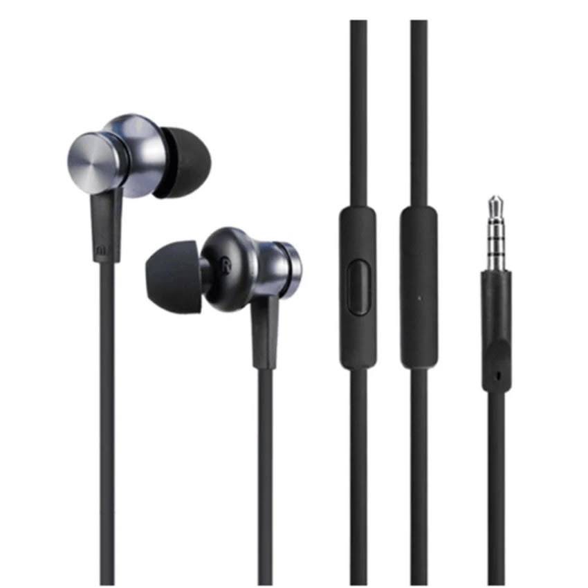 Original Xiaomi Mi In Ear Headphones Basic - Mi Earphone Piston Basic Garansi Resmi TAM