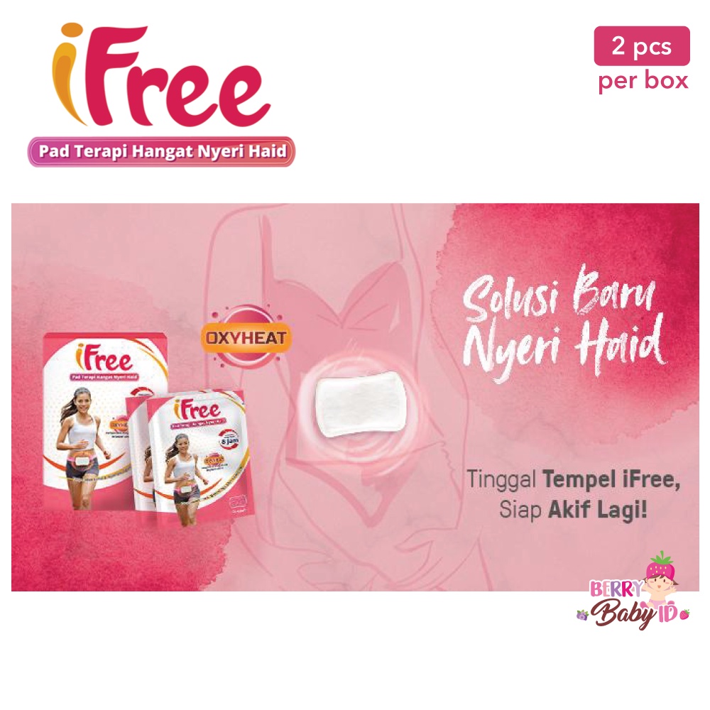 iFree Pad Terapi Hangat Nyeri Haid Box 2 Sachet Perawatan Tubuh Wanita Berry Mart