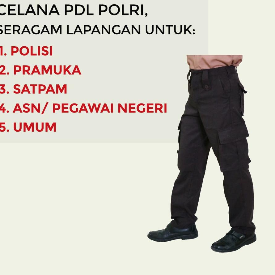 HOT SALESR-1278|[ TERBAIK ] CELANA PDL POLRI BRIMOB CELANA PANJANG PRAMUKA PDL POLRI - CELANA PDL