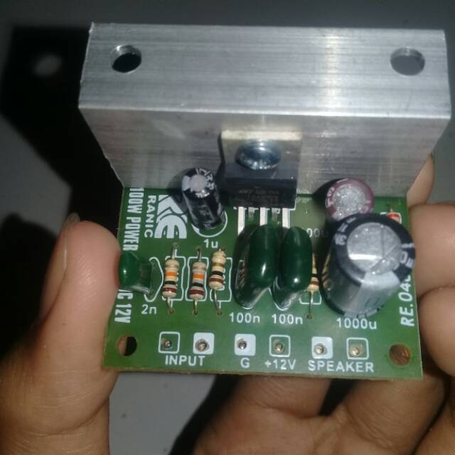 Power amplifier tda2003 mono