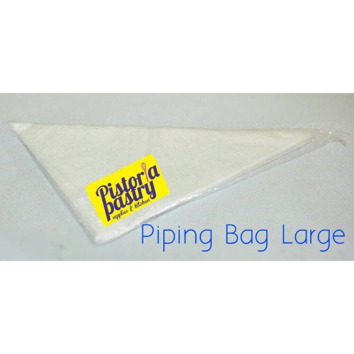 

KUE-PENGHIAS-ALAT- PIPING BAG (PLASTIK SEGITIGA) UKURAN LARGE -ALAT-PENGHIAS-KUE.