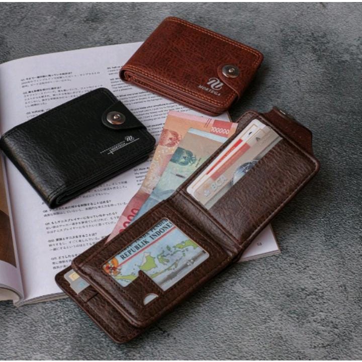 Dompet kulit sintetis premium Mortega m-8401