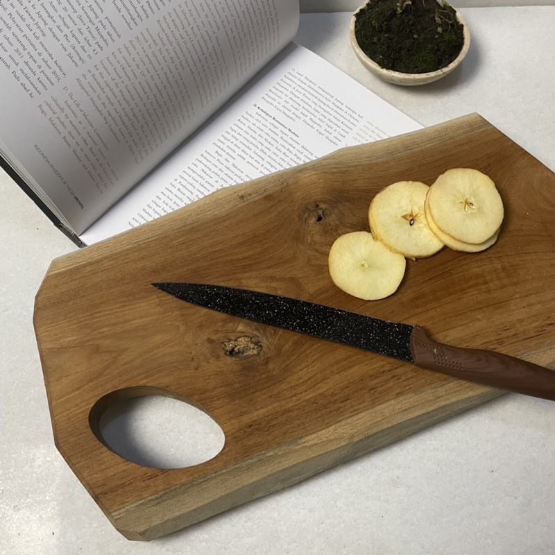 KIAI amron - Talenan Jati untuk daging kurban Grade A 50 - 60 cm [beeswax] grade A