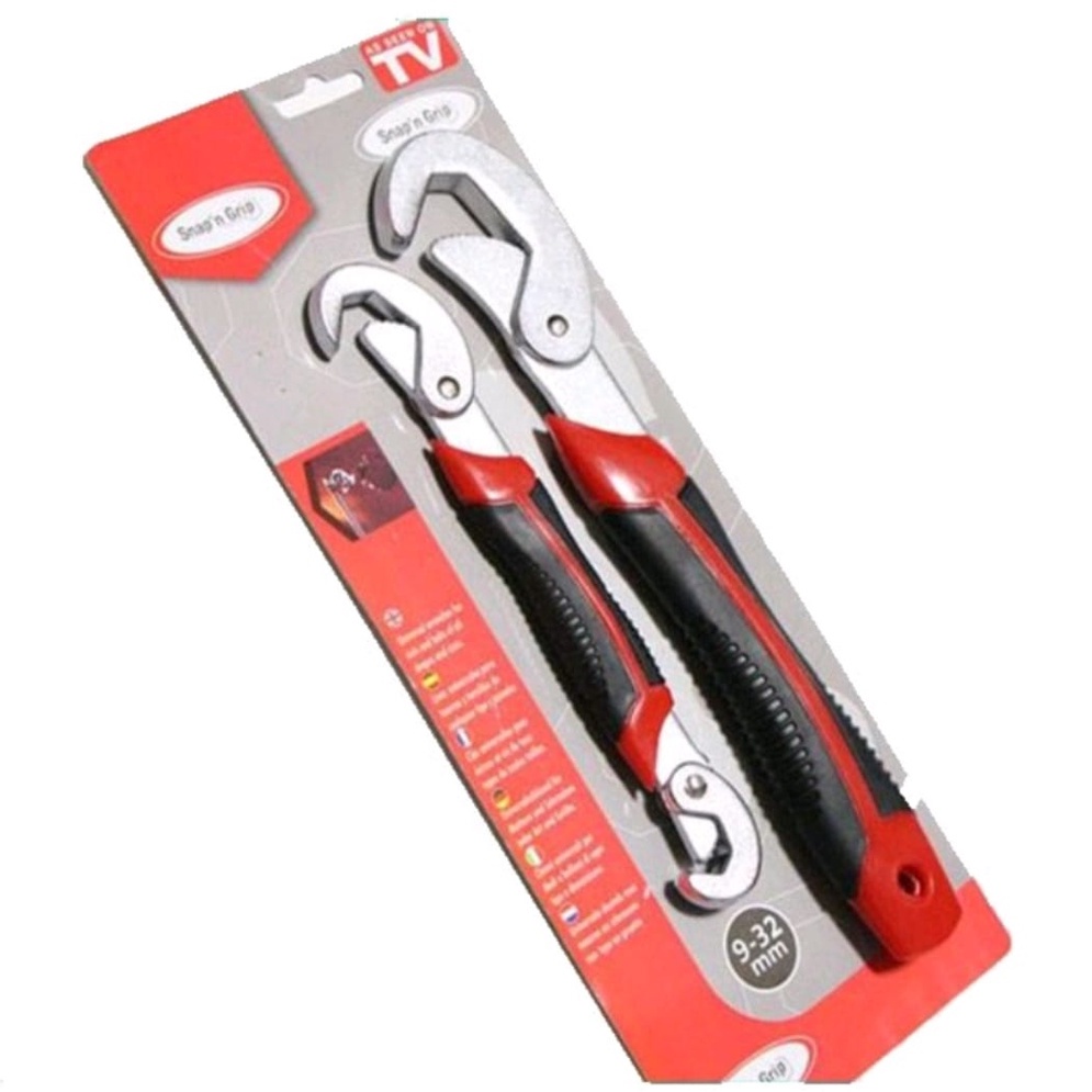 Snap N Grip 2 Set Kunci Inggris Serbaguna Universal Magic Wrench Spanner Tools