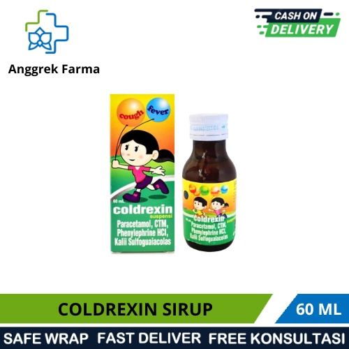 COLDREXIN SIRUP 60 ML/OBAT BATUK ANAK/OBAT FLU ANAK/OBAT BATUK FLU ANAK SIRUP