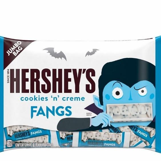 

HERSHEY'S FANGS COOKIES N CREME - 459 GR / COKLAT HERSHEYS HERSHEY DC51C1215