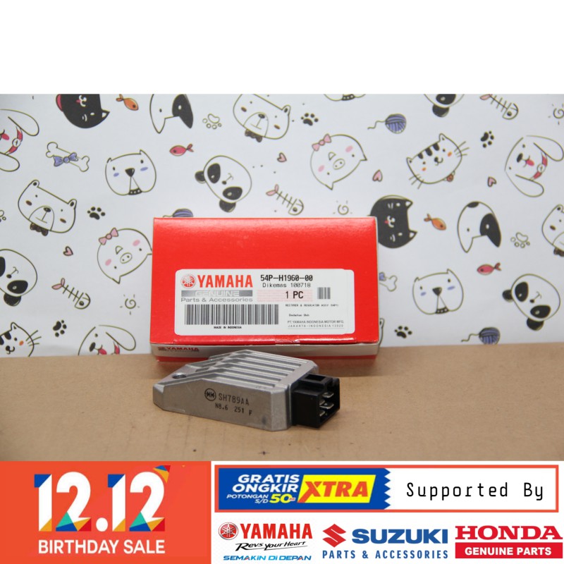 DIJAMIN ASLI REGULATOR KIPROK YAMAHA MIO J GT ORIGINAL BERKUALITAS