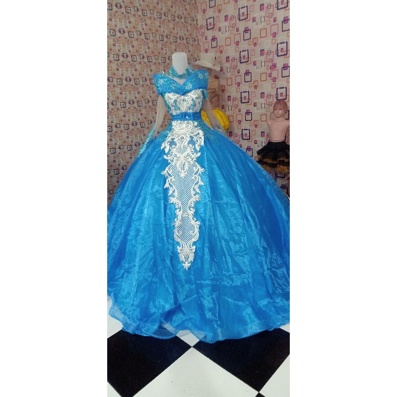 gaun pengantin EKOR PANJANG