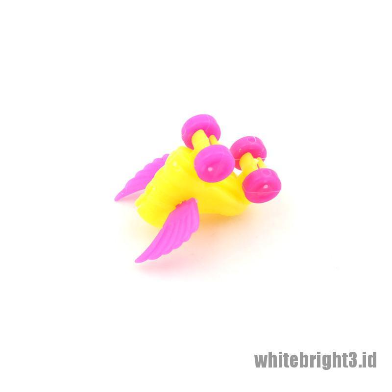 (white3) 3pcs / set Mainan Miniatur Helm + Headset + Sepatu Olahraga Untuk Aksesoris Boneka