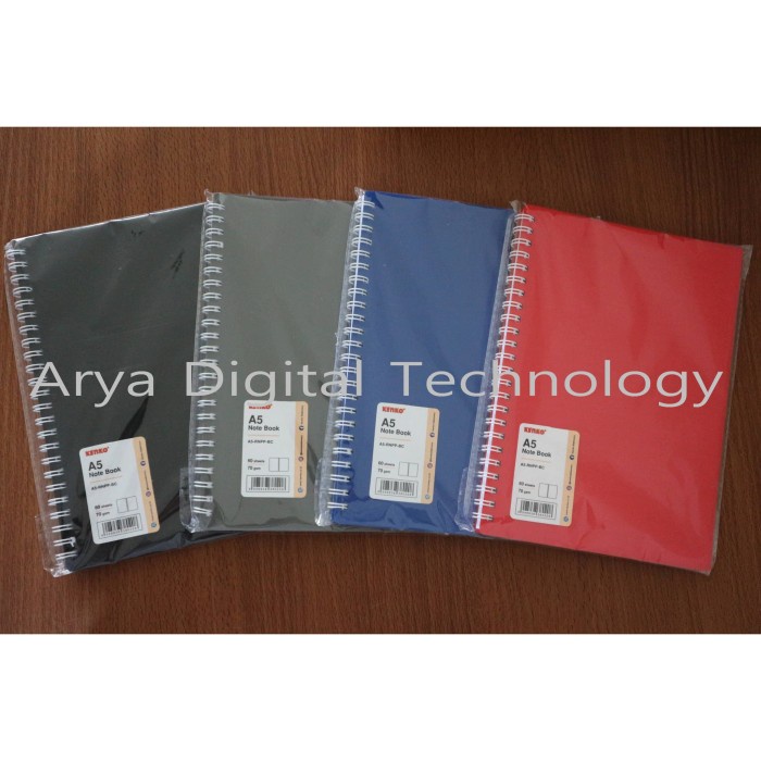 

[RESTOCK] Buku Catatan Ring Notebook A5 Basic Color Agenda Tulis Kenko Murah - Random
