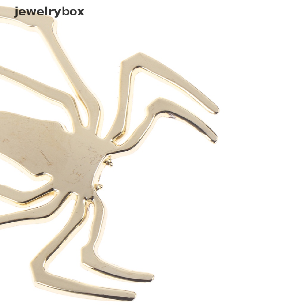 Stiker Emblem Bentuk Laba-Laba 3D Bahan Metal Untuk Mobil / Motor / Truk